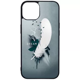 Dream - Álom - Feather, Tollas ajándék nőknek valentin napra iPhone 13 tok