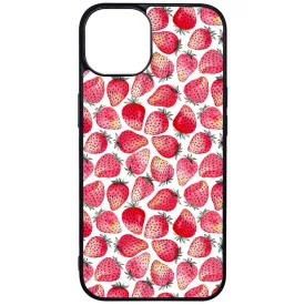 Strawberry BOOM - Eper mintás iPhone 13 tok