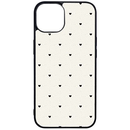 Elegáns szívecskés - CREAM - szives csajos iPhone 13 tok