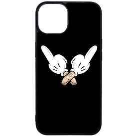 Anti social Mickey Antisocial Antiszocialis Meno Trendi iPhone 13 tok