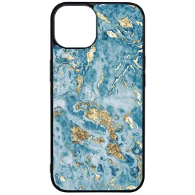 Blue Gold marvanyos marvany mintas iPhone 13 tok