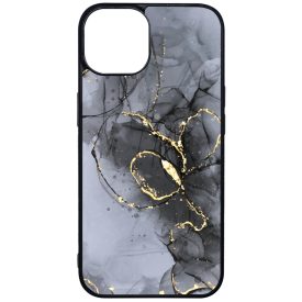 Golden Black marvanyos marvany mintas hatás iPhone 13 tok