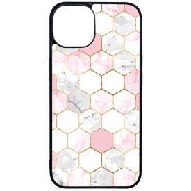 Geometric Rose Gold marvanyos marvany mintas iPhone 13 tok