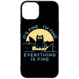 ezek csak cápák this is fine iPhone 13 tok