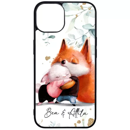 Kerd a neveddel - Nyuszi es Roka - osz iPhone 13 tok