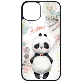 Édes kis Panda - Téli mintás iPhone 13 tok