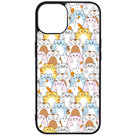 Tündéri Kawaii cica mintás iPhone 13 Magsafe tok