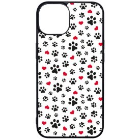 Szívecskés kutya mancs mintás iPhone 13 tok