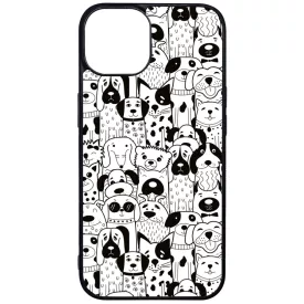 Aranyos kutya mintás iPhone 13 tok