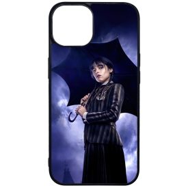 Wednesday és az esernyő iPhone 13 tok