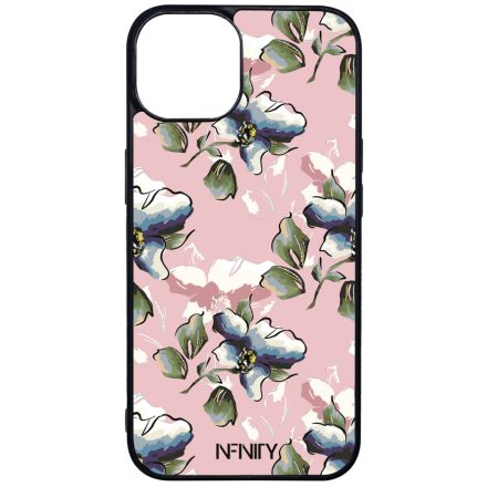 Rózsaszín tavaszi virágok iPhone 13 Magsafe tok