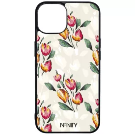 Gyönyörű tulipános Art iPhone 13 tok