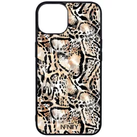 Különleges leopárd mintás iPhone 13 tok