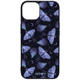 Csodaszép lila mágikus lepkék iPhone 13 tok