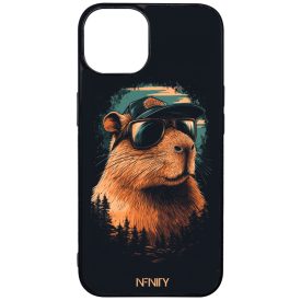 Laza Napszemüveges capybara iPhone 13 tok