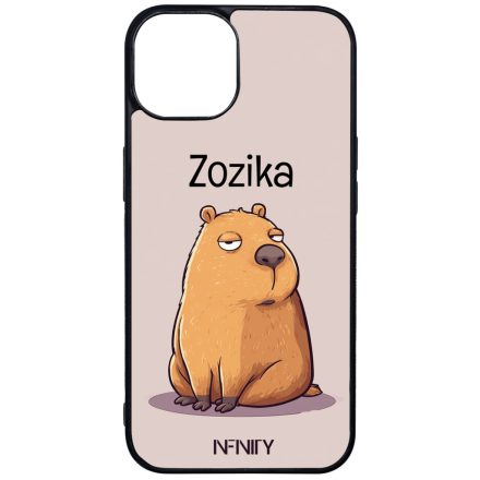 Névvel kérhető - Fáradt pofi capybara iPhone 13 Magsafe tok