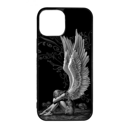 angyal angyalos fekete bukott iPhone 13 Mini tok
