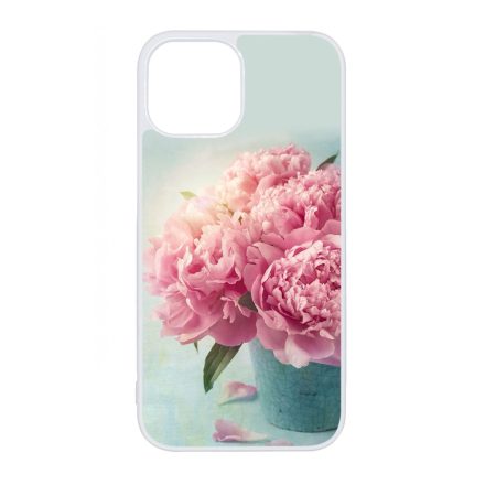 virágos tavaszi vintage rózsaszín rózsás iPhone 13 Mini tok