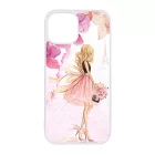 virágos fashion menyasszony párizs paris eiffel torony tavaszi iPhone 13 Mini tok