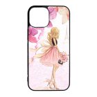 virágos fashion menyasszony párizs paris eiffel torony tavaszi iPhone 13 Mini tok