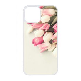 virágos tulipános tavaszi iPhone 13 Mini tok
