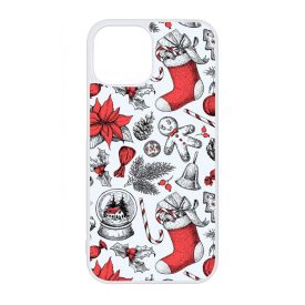 téli karácsonyi mintás textúra iPhone 13 Mini tok