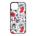 téli karácsonyi mintás textúra iPhone 13 Mini tok