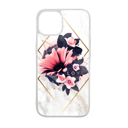 Marble Love marvany mintas viragos iPhone 13 Mini tok