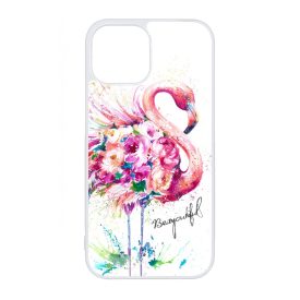 Álomszép Flamingo tropical summer nyári iPhone 13 Mini tok