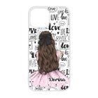 Kérd a Neveddel - LOVE Girl szerelem valentin napi iPhone 13 Mini tok