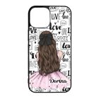 Kérd a Neveddel - LOVE Girl szerelem valentin napi iPhone 13 Mini tok