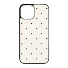 Elegáns szívecskés - CREAM - szives csajos iPhone 13 Mini tok