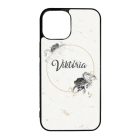 kerd a neveddel marble marvany mintas Rozsa viragos iPhone 13 Mini tok