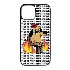 This is fine DOG kutyas meme iPhone 13 Mini tok