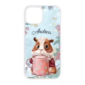 Kakaós hörcsög - Téli mintás iPhone 13 Mini tok