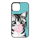 Bubble Cat - cica mintás iPhone 13 Mini tok