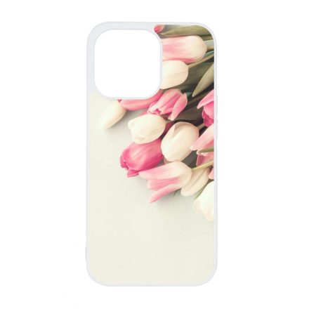 virágos tulipános tavaszi iPhone 13 Pro tok