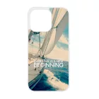 Minden nap egy új kezdet vitorlás tenger nyár iPhone 13 Pro tok