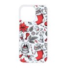 téli karácsonyi mintás textúra iPhone 13 Pro tok