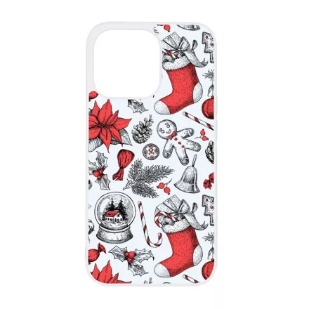 téli karácsonyi mintás textúra iPhone 13 Pro Magsafe tok