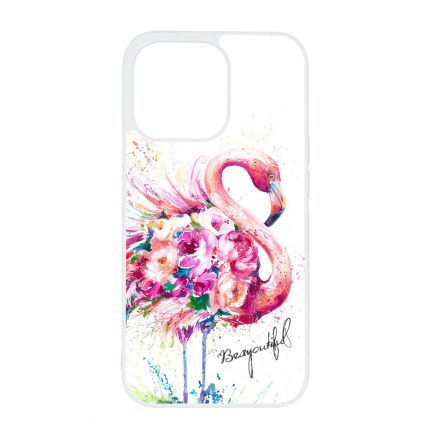 Álomszép Flamingo tropical summer nyári iPhone 13 Pro tok