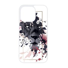 Gyönyörű oroszlán ajándék nőknek valentin napra iPhone 13 Pro tok