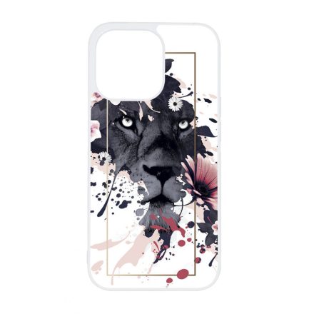 Gyönyörű oroszlán ajándék nőknek valentin napra iPhone 13 Pro tok