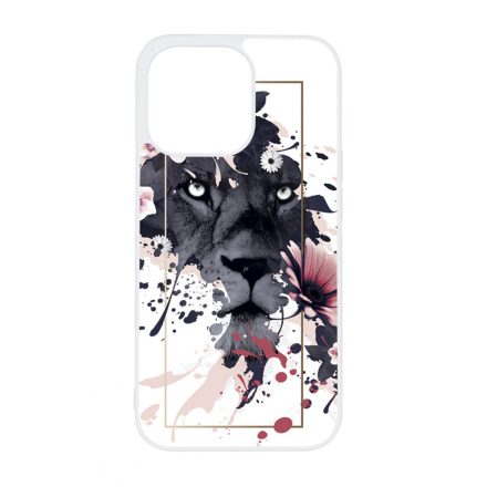 Gyönyörű oroszlán ajándék nőknek valentin napra iPhone 13 Pro tok