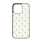 Elegáns szívecskés - CREAM - szives csajos iPhone 13 Pro tok