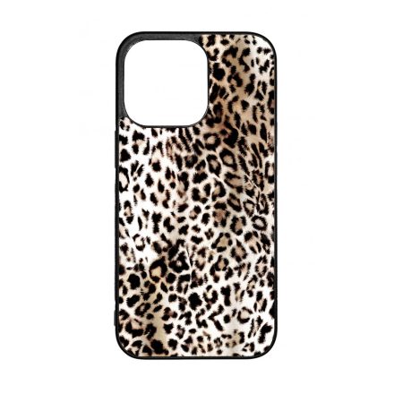 Natural Leopard Wild Beauty Animal Fashion Csajos Allat mintas iPhone 13 Pro tok