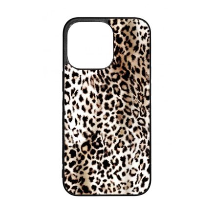 Natural Leopard Wild Beauty Animal Fashion Csajos Allat mintas iPhone 13 Pro tok