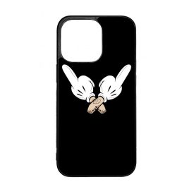 Anti social Mickey Antisocial Antiszocialis Meno Trendi iPhone 13 Pro tok