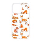 Rajzolt Róka mintás iPhone 13 Pro tok