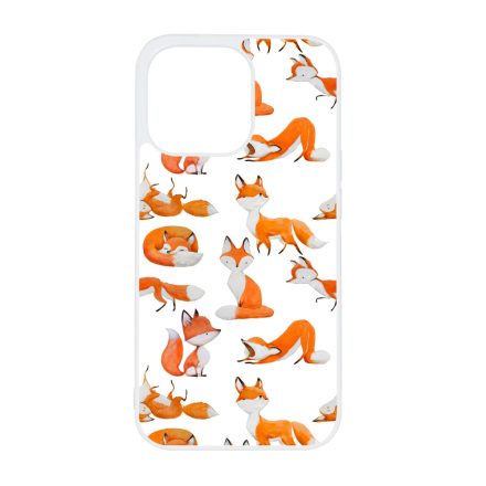 Rajzolt Róka mintás iPhone 13 Pro Magsafe tok